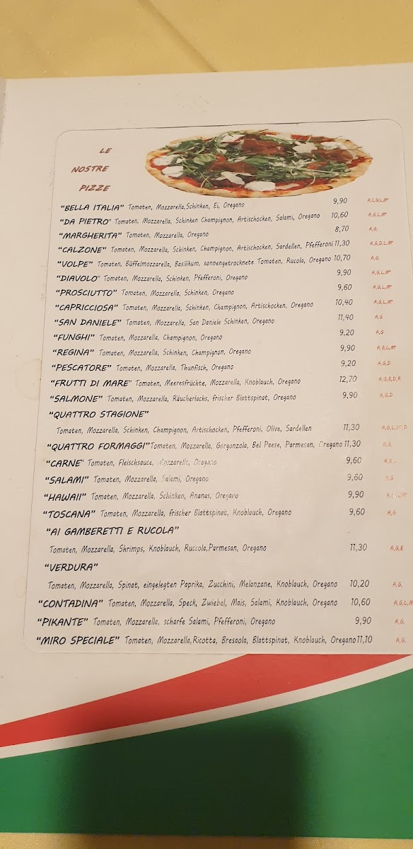 Menu Pizzeria Da Pietro-7